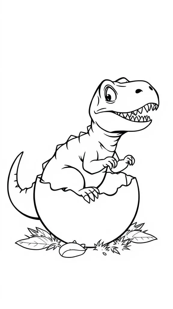 Dinosaur Coloring Pages