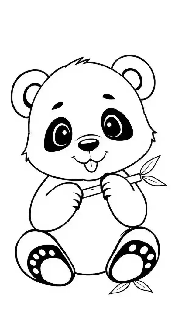 30 Baby Panda Coloring Pages
