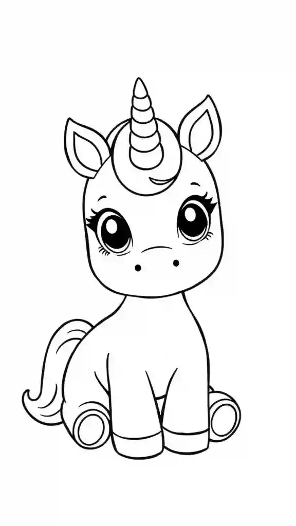 Unicorn coloring pages free